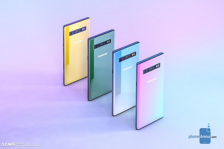 Будущий флагман Samsung Galaxy Note 10 предстал на качественных рендерах