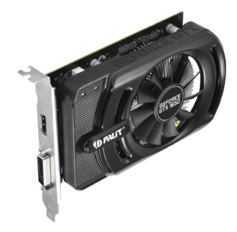 По одному вентилятору и два или три видеовыхода: фото и характеристики видеокарты GeForce GTX 1650 в исполнении Palit, Gainward и Asus