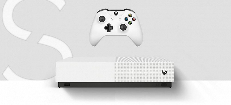 «Цифровая» консоль Microsoft Xbox One S All-Digital представлена официально: $250 за саму приставку и 100 игр по подписке за $15 в месяц
