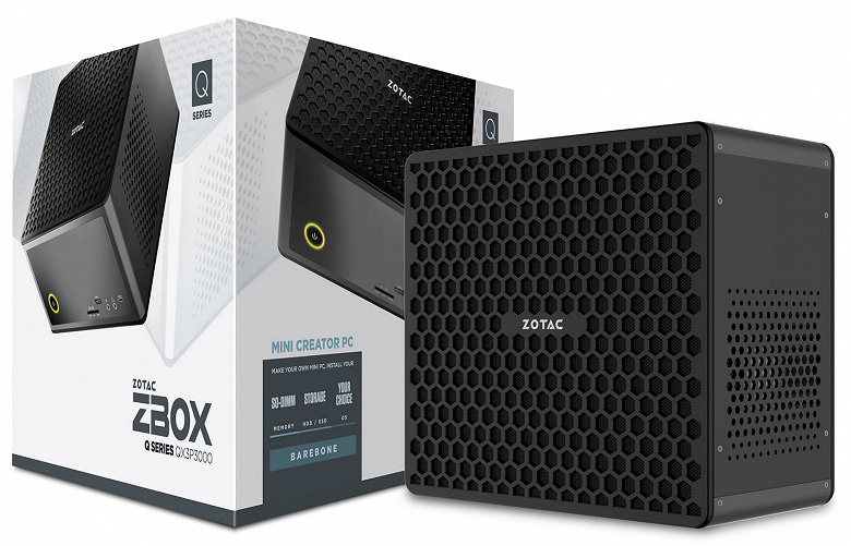 Zotac QX — мини-ПК с процессором Intel Xeon и графическим ускорителем Nvidia Quadro