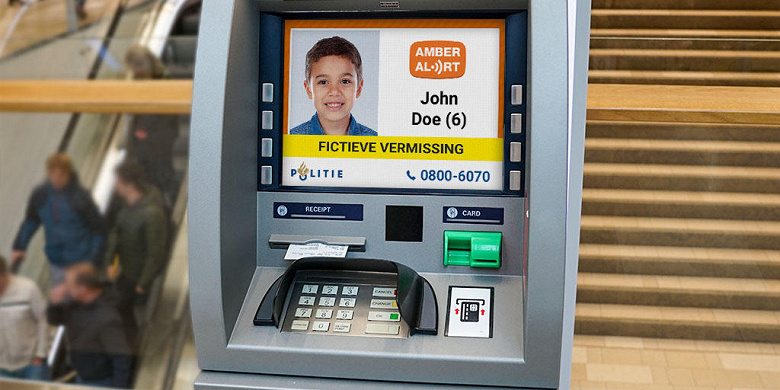 В Нидерландах стали использовать банкоматы для поиска детей
