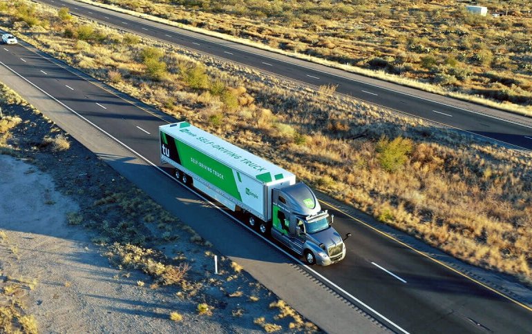Почтовая служба США начала тестирование доставки с использованием самоуправляемых грузовиков TuSimple