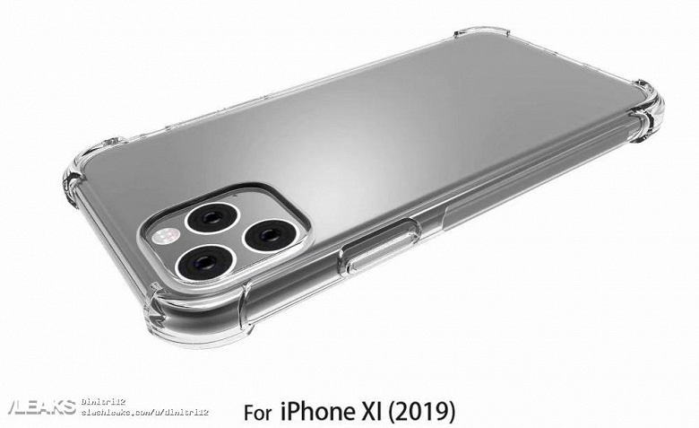 Изображения iPhone XI в чехле подтверждают прямоугольную основную камеру с тремя датчиками