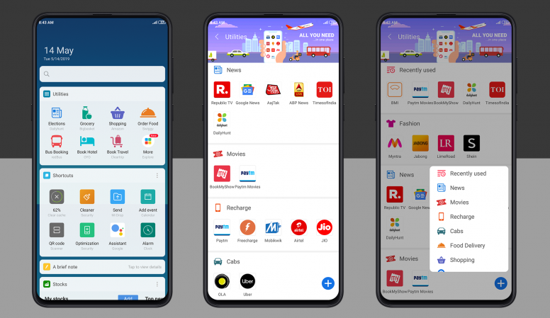 Xiaomi добавила множество новых сервисов в личный помощник MIUI