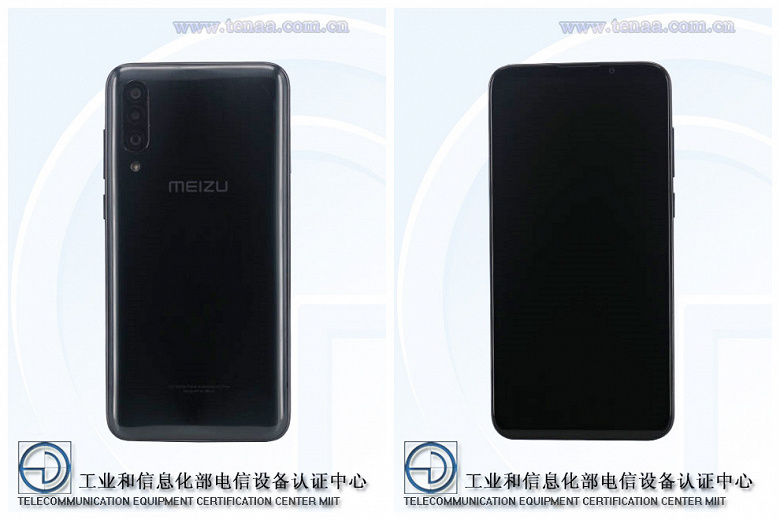 Смартфон Meizu 16Xs с тройной камерой позирует на живых фото