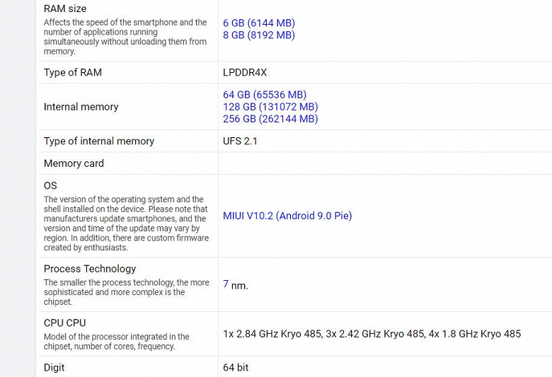 Раскрыты полные характеристики Redmi K20 Pro, вплоть до частотных диапазонов LTE