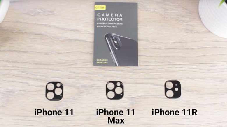 Защитные стекла камер подтверждают количество датчиков в смартфонах iPhone 11, iPhone 11 Max и iPhone 11R