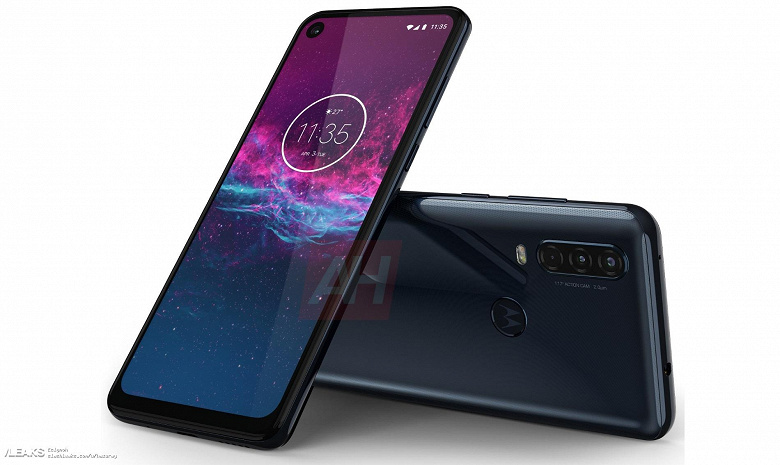 Motorola One Action красуется на официальном рендере