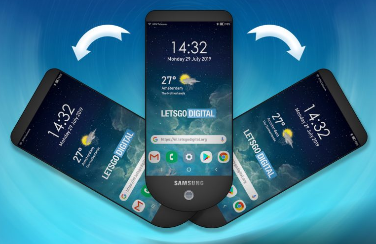 Samsung придумала новый форм-фактор — смартфон-веер
