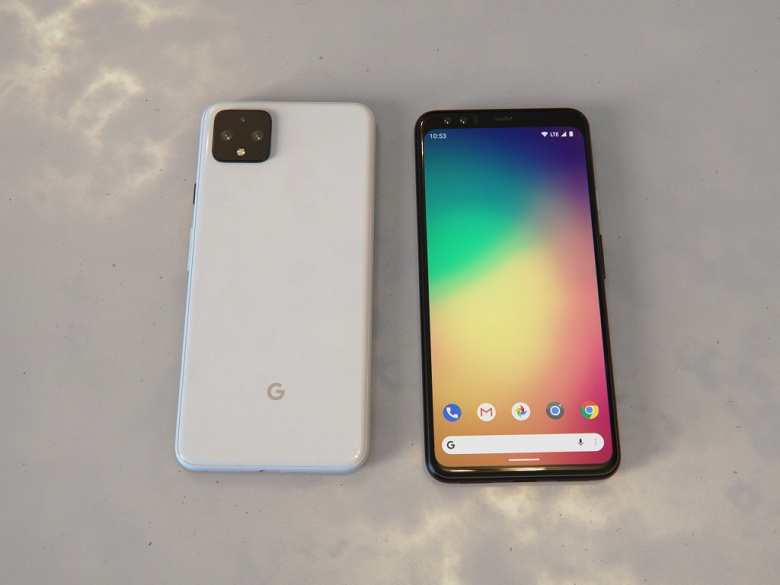 Google Pixel 4 XL показался в белом цвете