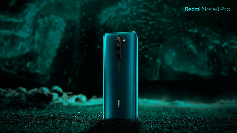 Redmi Note 8 Pro в цвете Ice Jade красуется на официальном изображении