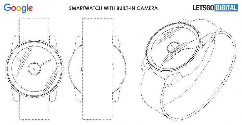 Умные часы Google Pixel Watch получат камеру в центре экрана