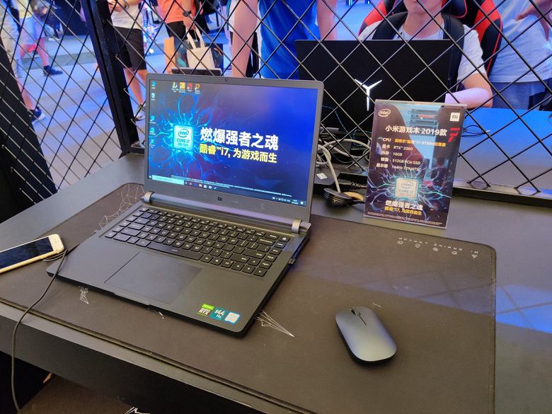 Старшая версия Xiaomi Mi Gaming Laptop 2019 на живых фото