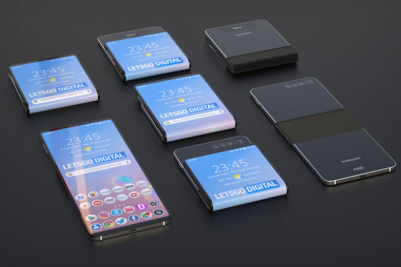 Дешевле и компактнее. Следующий Samsung Galaxy Fold окажется складывающимся пополам Galaxy Note10