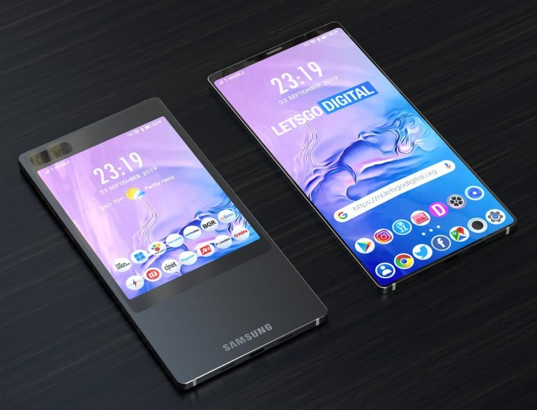 Галерея дня: Samsung может лишить фронтальной камеры Galaxy S11e, но оснастить большим экраном на задней панели