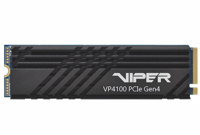 Твердотельные накопители Patriot Viper VP4100 оснащены интерфейсом PCIe Gen4 x4