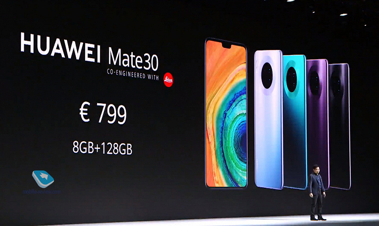 Представлены флагманские камерофоны Huawei Mate 30 и Huawei Mate 30 Pro