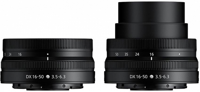 Объектив Nikkor Z DX 16-50mm f/3.5-6.3 VR будет складным и очень компактным