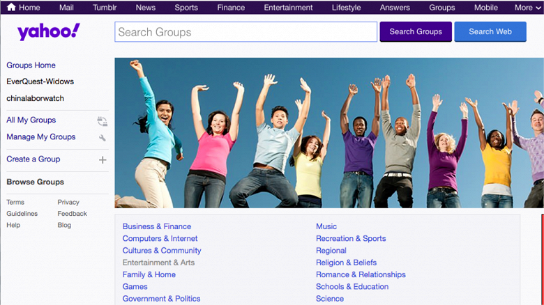 Сайт Yahoo! Groups будет закрыт и весь контент удален