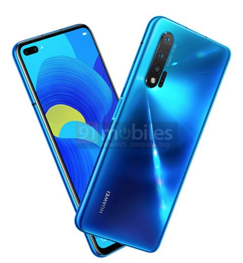 Между Samsung Galaxy S10+ и Honor 20 Pro. Опубликован рендер Huawei Nova 6 5G