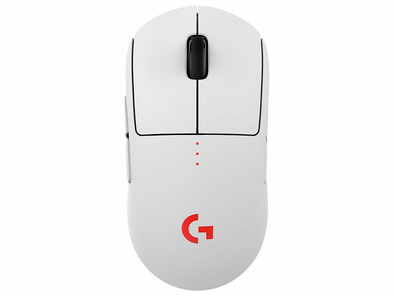 Беспроводная игровая мышь Logitech G Pro Ghost Limited Edition окрашена в белый цвет