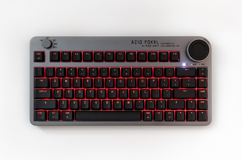Дизайн клавиатуры AZIO Fokal навеян ретро-камерами