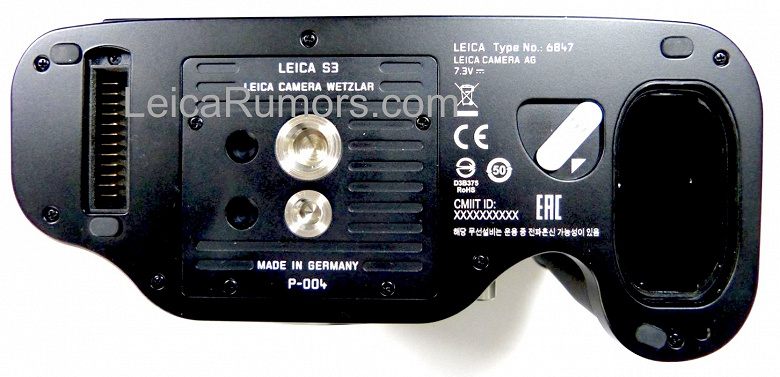 Опубликованы изображения и технические данные среднеформатной камеры Leica S3