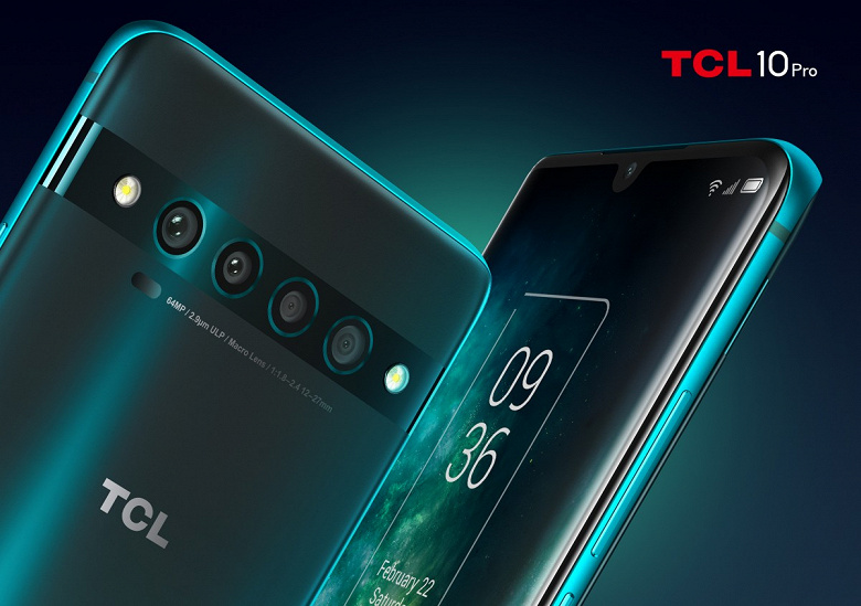 Смартфоны TCL 10 5G , 10 Pro и 10L получили экраны собственного производства