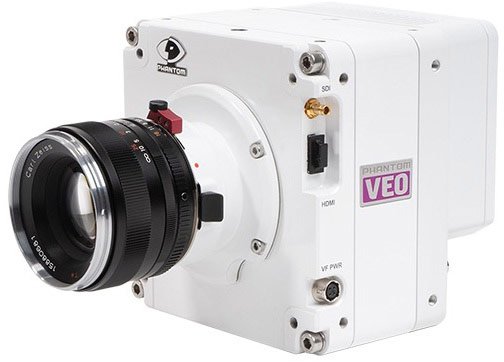Камера Vision Research Phantom VEO 1310 снимает видео 720p с частотой до 14 350 к/с