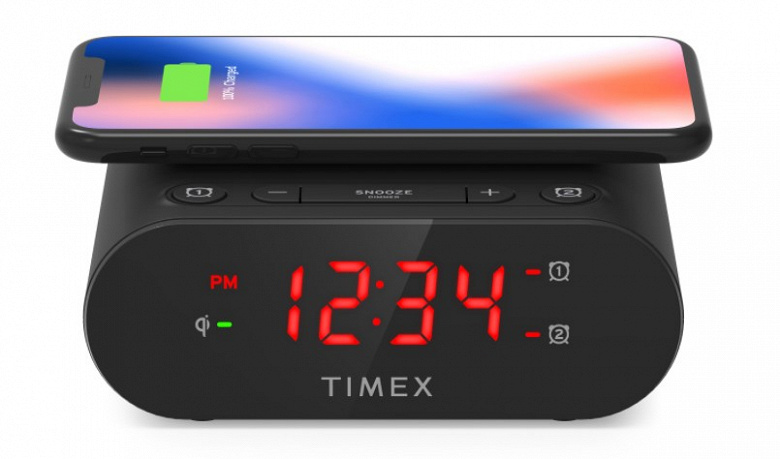 Популярный производитель часов Timex создал будильник с беспроводной зарядкой для гаджетов