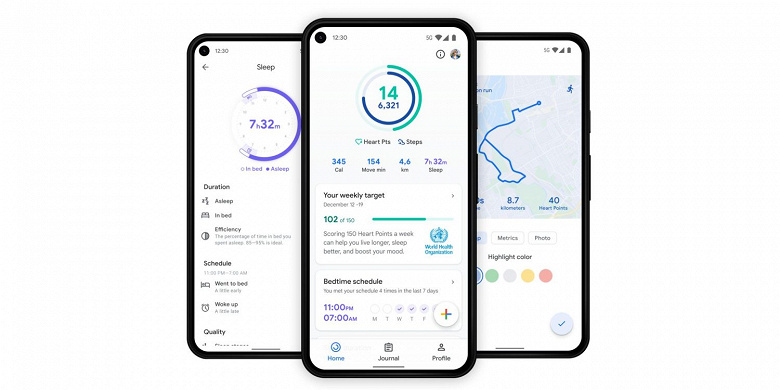 Большое обновление сервиса здоровья Google и платформы умных часов