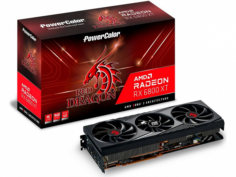 PowerColor готовит к выпуску видеокарту Radeon RX 6800 Red Dragon