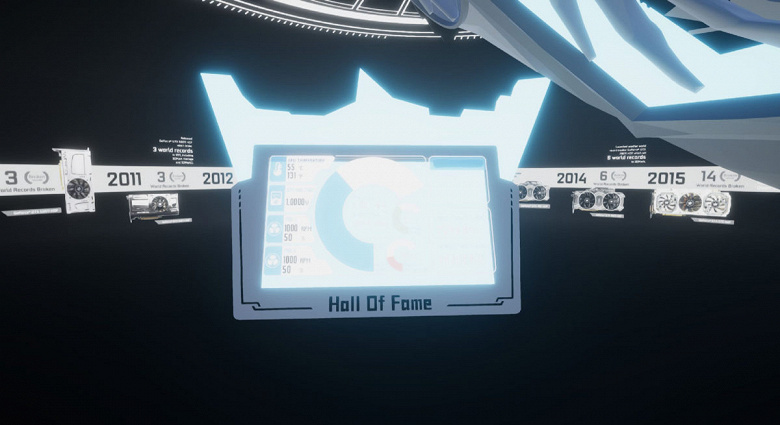 У видеокарт Galax GeForce RTX 30 HOF, похоже, будет большой экран