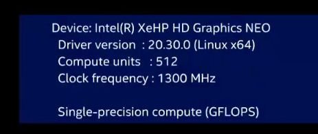Графический процессор Intel Xe-HP Neo с 512 исполнительными блоками замечен в тесте Geekbench