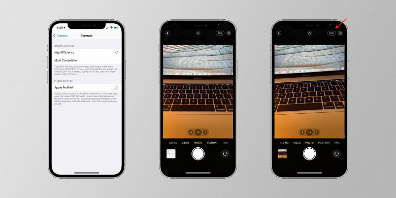 iOS 14.3 принесла поддержку ProRAW в iPhone 12 Pro