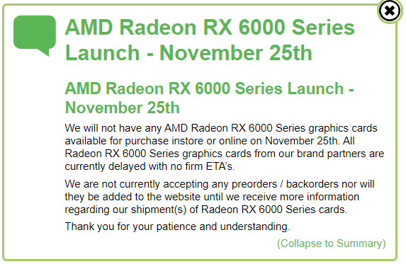 Видеокарты Radeon RX 6800 не просто в дефиците – их вообще нет в продаже. Ситуациях еще хуже, чем с GeForce RTX 3080 и RTX 3090