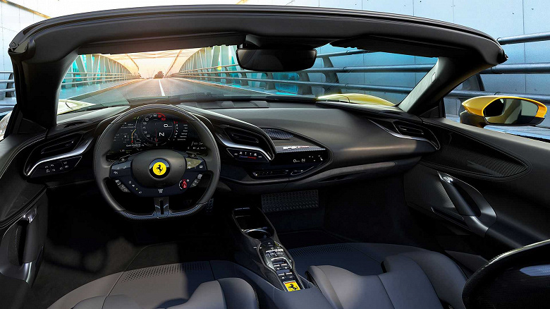 Ferrari SF90 Spider — самый динамичный в мире подключаемый гибрид с жёсткой складной крышей