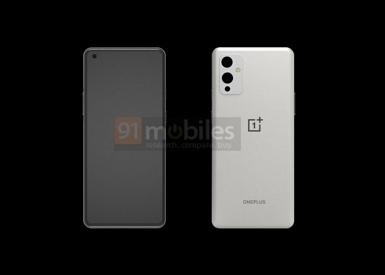 Это первый рендер OnePlus 9. Смартфон ожидается в марте