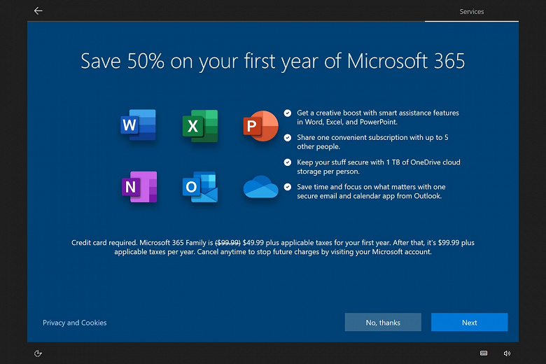 Пользователи Windows 10 увидят больше навязчивой рекламы Microsoft на полный экран