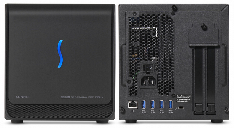 Внешние шасси для видеокарт Sonnet eGPU Breakaway Box 750 и 750ex оснащены интерфейсом Thunderbolt 3