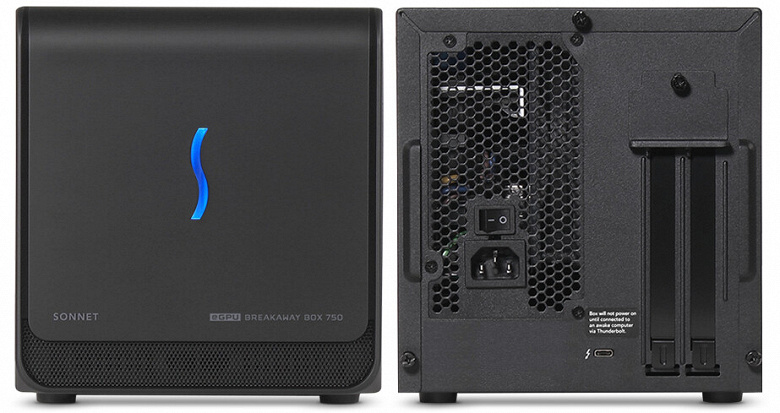 Внешние шасси для видеокарт Sonnet eGPU Breakaway Box 750 и 750ex оснащены интерфейсом Thunderbolt 3