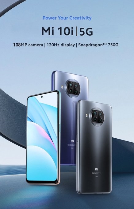 Официальные изображение и характеристики Xiaomi Mi 10i за две недели до анонса