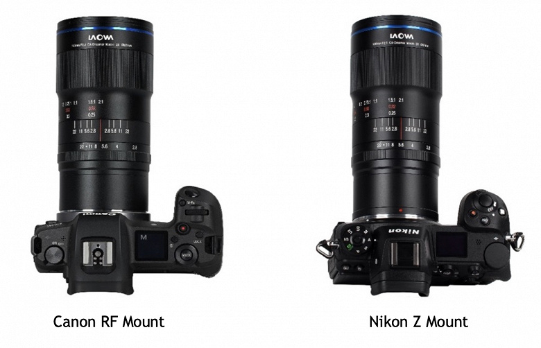 Полнокадровый объектив Laowa 100mm f/2.8 2X Ultra Macro APO стал доступен в вариантах с креплениями Canon RF и Nikon Z