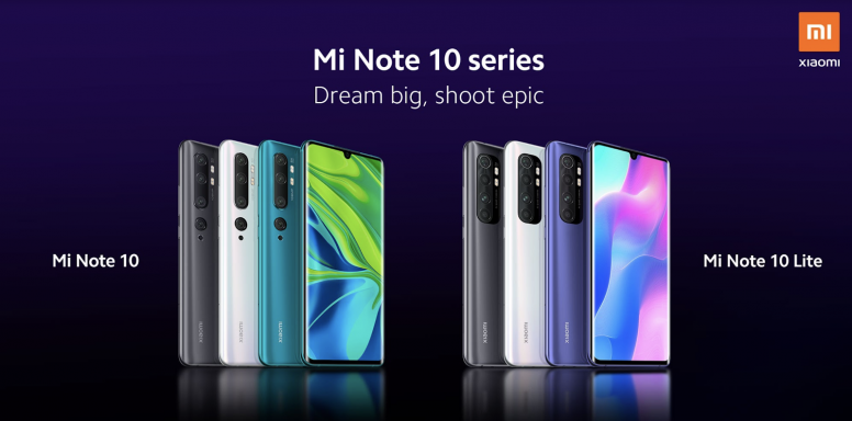 Xiaomi показала Xiaomi Mi Note 10 Lite с гигантской камерой больше, чем у Xiaomi Mi Note 10