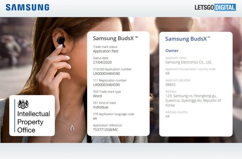 Шах и мат, AirPods. Полностью беспроводные наушники Samsung Galaxy BudsX смогут выполнять роль плеера и фитнес-трекера