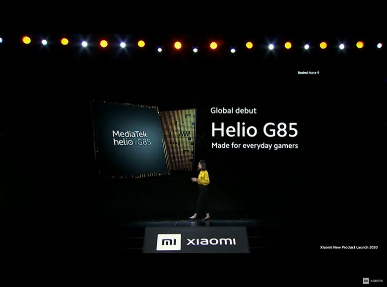 Водозащита, 48 Мп, квадрокамера, 5020 мА·ч и MediaTek Helio G85 за $200. Представлен Redmi Note 9