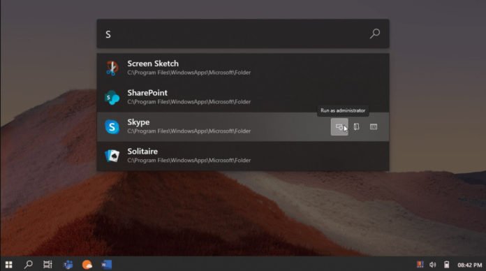 Ускоренная альтернатива меню «Пуск» в Windows 10 похожа на Spotlight
