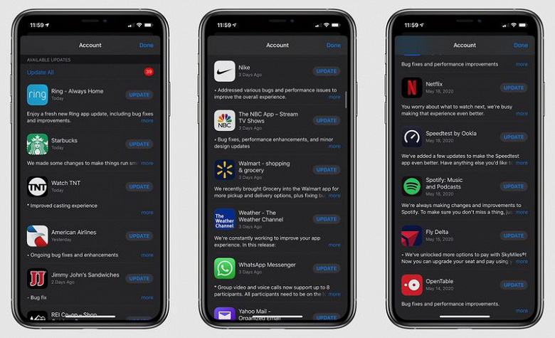 Apple починила приложения на iPhone. Для этого требуется установить «сотни» обновлений