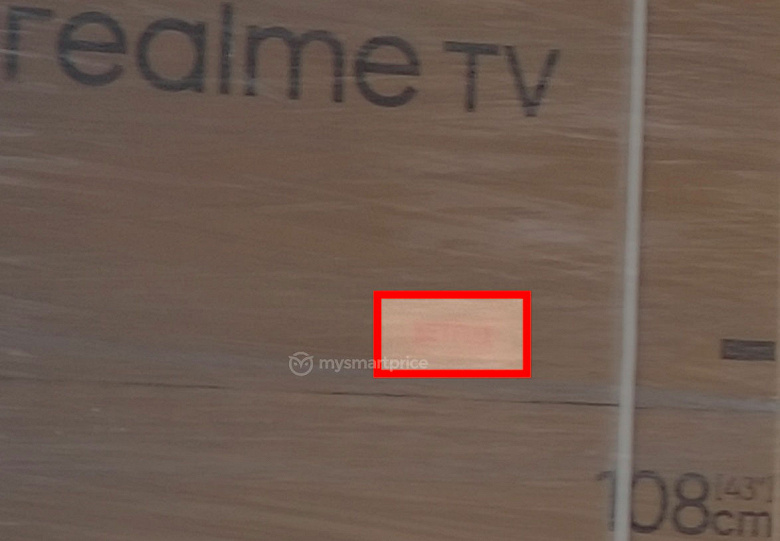 Главный конкурент Xiaomi TV начинает наступление с 43 дюймов. Первое фото упаковки Realme TV 