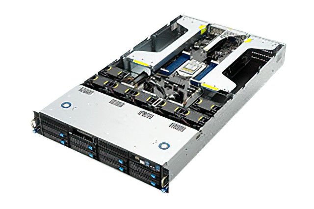 Конфигурация сервера Asus ESC4000A E10 включает процессоры AMD Epyc 7002 и ускорители Nvidia A100 